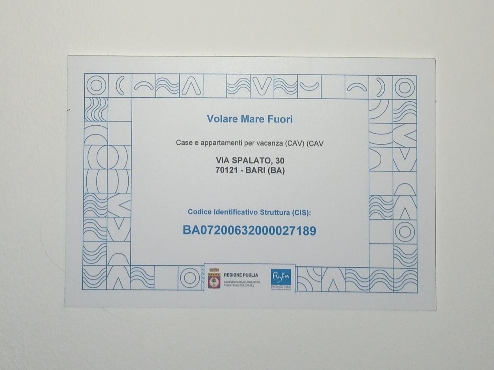 Casa Vacanze Volare Mare Fuori Bari Zewnętrze zdjęcie